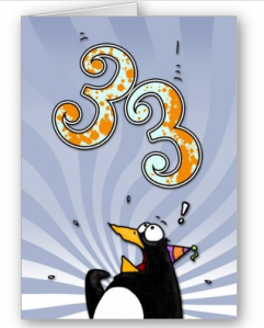 Bon anniversaire à Raphaël de l'Enfant Jésus 33rd-birthday-penguin-surprise-card-from-zazzle-com_1248329888282